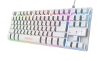 TRUST - Tastiera computer Trust 24738 Gxt Thado TKL White