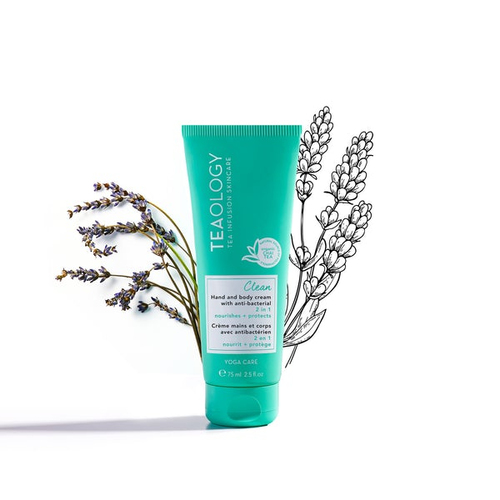Teaology Yoga Care Clean Hand And Body Cream With Anti-Bacterical 75 Ml Crema mani Teaology Yoga Care Clean Hand And Body Cream With Anti-Bact