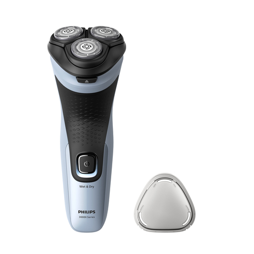 Philips SkinProtect Rasoio barba Philips X3003 00 SERIE 3000X SkinProtect Azzurro e Nero