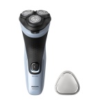 PHILIPS - Rasoio barba Philips X3003 00 SERIE 3000X SkinProtect Azzurro e Nero
