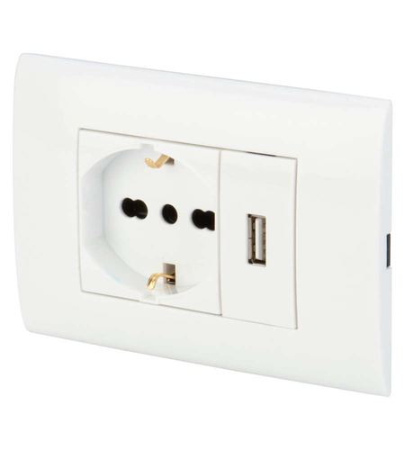 Placca elettrica Poly Pool PP6096X Bianco