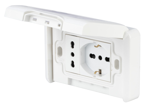 Placca elettrica Poly Pool PP6097X Bianco