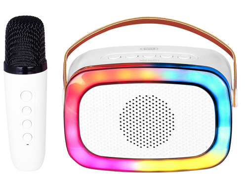 Trevi XF8A01 MINI PARTY Bianco Cassa wireless Trevi 0XR8A0101 XF8A01 MINI PARTY Bianco bianco
