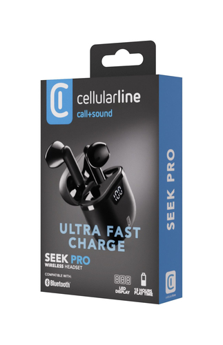 Cellular Line  Auricolari microfono bluetooth Cellular Line BTSEEKPROTWSK Seek Pro Ne