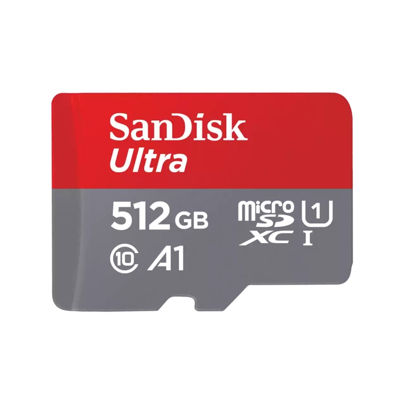 Sandisk  Scheda di memoria Sandisk SDSQUAC 512G GN6MA ULTRA Rosso e Grigio