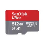 SANDISK - Scheda di memoria Sandisk SDSQUAC 512G GN6MA ULTRA Rosso e Grigio