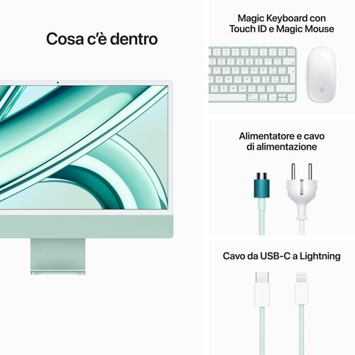 Apple Gpu 10‑Core All in one Apple MQRP3T A IMAC Gpu 10‑Core Green