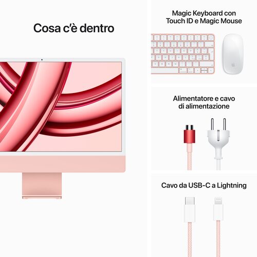 Apple Gpu 10‑Core All in one Apple MQRU3T A IMAC Gpu 10‑Core Pink