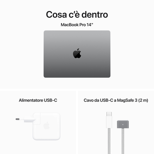 Apple  Notebook Apple MTL73T A MACBOOK PRO Space Grey