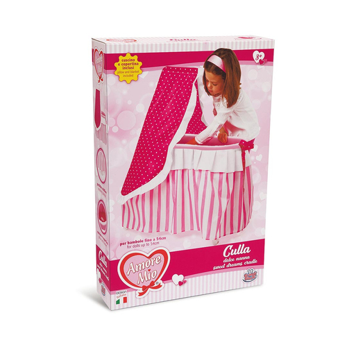 Lettino giocattolo Grandi Giochi GG71309 AMORE MIO Culla Dolce Nanna