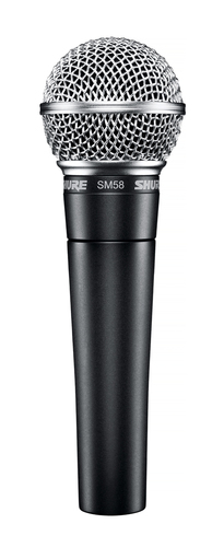Shure SM58 con interruttore Microfono a filo Shure SM58SE SM58 con interruttore Black e Silver Bla