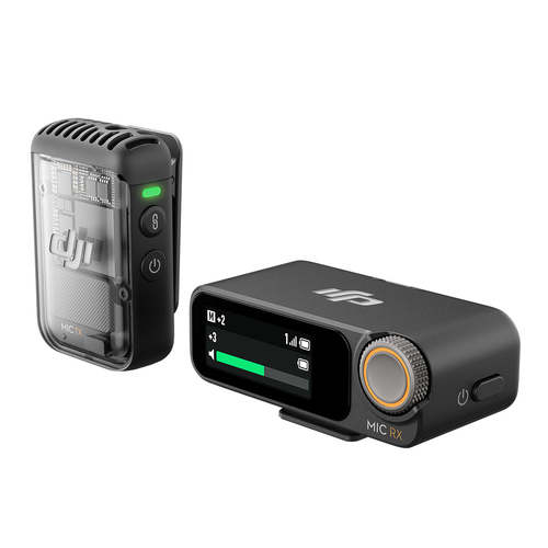 Microfono Dji DJMIC4 MIC 2 (1 TX + 1 RX) Black