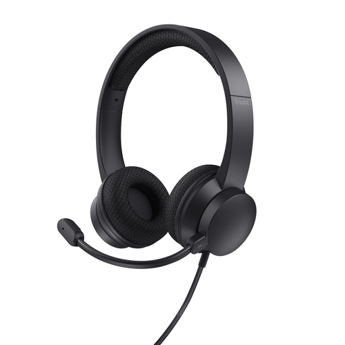 Trust Ayda Cuffie microfono filo Trust 25089 Ayda Black Black