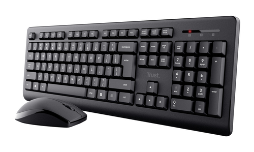 Tastiera e mouse Trust 25434 PRIMO Wireless desk set Black