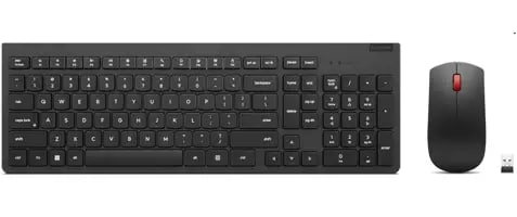 Tastiera e mouse Lenovo 4X31N50728 ESSENTIAL Gen2 Wireless Black