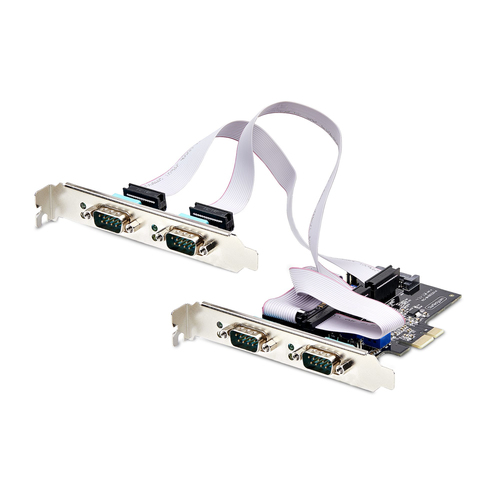 Startech.Com Seriale PCIe a 4 porte Scheda di espansione Startech.Com PS74ADF SERIAL CARD Seriale PCIe a 4