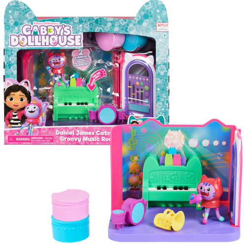 Spin Master Stanza della musica Daniel James Catnip Stanza della musica Daniel James Catnip GABBY'S DOLLHOUSE 6065830