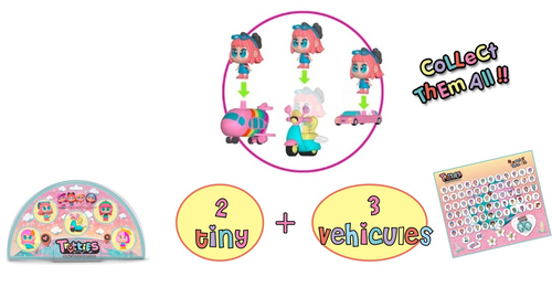 Set personaggi Famosa TFT26000 TROTTIES Set personaggi Tiny Pack con v