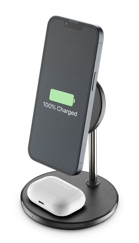 Cellular Line Mag Duo Wireless Charger Caricabatterie Cellular Line MAGSF2IN1WIRK MAGSAFE Mag Duo Wireless Ch