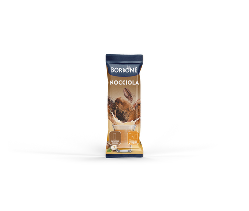 Borbone Cappuccino al gusto di nocciola Bevanda solubile Borbone STICKNOCCIOLA Cappuccino al gusto di nocciola