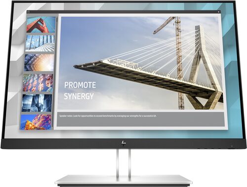 Hp E24i G4 Monitor Hp 9VJ40AA E24i G4 Silver e Black Silver e Black