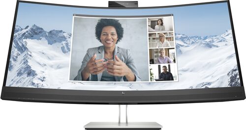 Hp E34m G4 Curved WQHD Monitor Hp 40Z26AA E34m G4 Curved WQHD Silver e Black Silver e Black