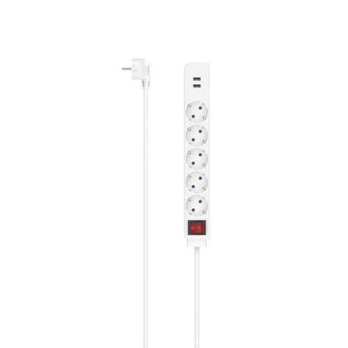 Hama Con Interruttore Multipresa tavolo Hama 00223183 Con Interruttore Bianco Bianco