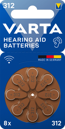 Varta 312 Batteria Varta 24607 101 418 HEARING AID 312 Marrone Marrone