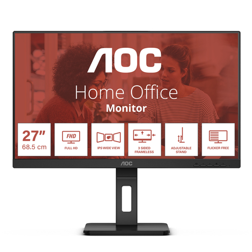 Aoc Pivot Monitor Aoc 27E3QAF Pivot Black Black