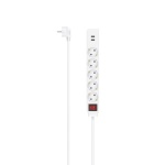 Hama Con Interruttore Multipresa tavolo Hama 00223183 Con Interruttore Bianco Bianco