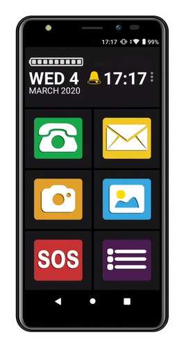 Smartphone Maxcom MS 554 SMART Black 32GB MS 554 Ram 2GB