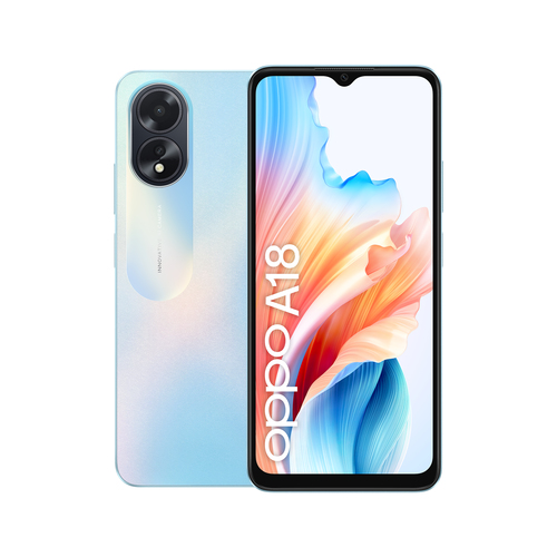 Oppo  Smartphone Oppo A18 Glowing blue