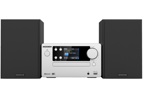 Kenwood Bluetooth Compatto HI FI Kenwood M725DAB S Bluetooth Silver Silver