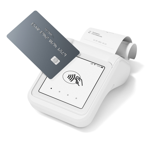 Sumup Pos con Stamapnte Lettore carte di credito Sumup 800620001 SOLO Pos con Stamapnte White