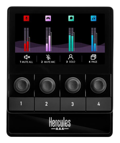 Hercules 100 Interfaccia audio Hercules 4780933 STREAM 100 Nero Nero
