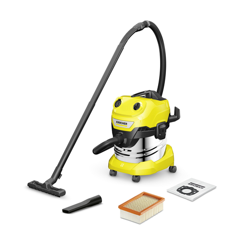 Karcher WD 4 S V 20 5 22 Bidone aspiratutto Karcher 1 628 260 0 WD 4 S V 20 5 22 Giallo e Silve
