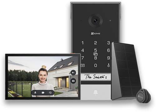 Ezviz Video Doorphone Citofono SMART Ezviz CS EP7 Video Doorphone Black e Grey Black e Grey