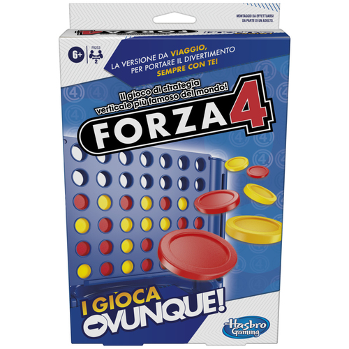 Hasbro Forza 4 Travel Gioco viaggio Hasbro F8253IC0 GAMING Forza 4 Travel