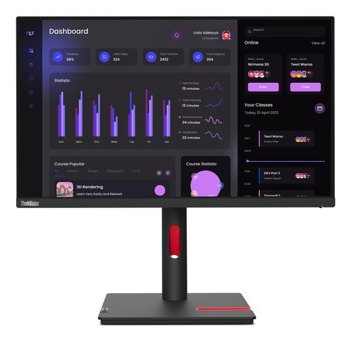 Monitor Lenovo 63CFMATXEU THINKVISION T24i 30 Raven black Raven black