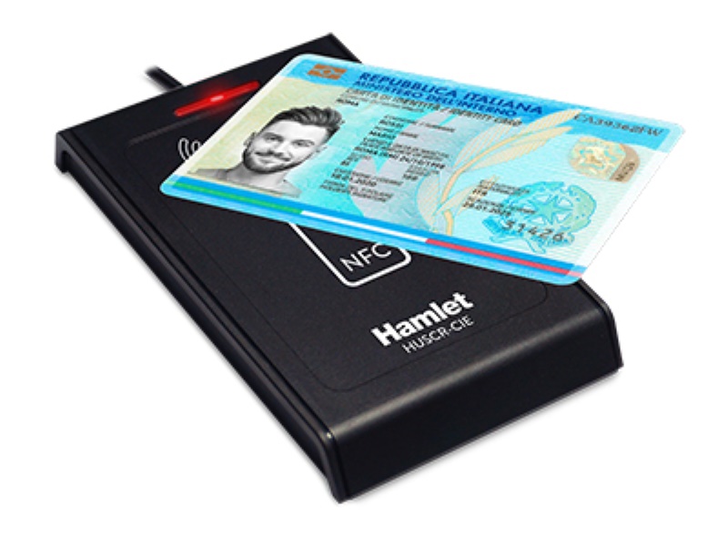 Hamlet Contactless Lettore smart card Hamlet HUSCR CIE Contactless Black Black