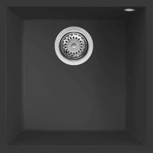Lavello Elleci LGQ10240BSO QUADRA 102 SOTTOTOP Nero
