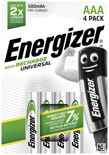 Batteria Ministilo AAA ricaricabile Energizer E301375705 RECHARGE UNIV
