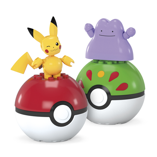 Mega Bloks Pokéball Duo- pack Pokéball Duo- pack Mega Bloks HPX11 POKEMON Assortito