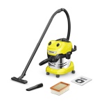 Karcher WD 4 S V 20 5 22 Bidone aspiratutto Karcher 1 628 260 0 WD 4 S V 20 5 22 Giallo e Silve