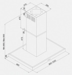 SilverLine - Cappa SilverLine 4110.9.733.04 Drop Control Nero