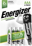 Energizer - Batteria Ministilo AAA ricaricabile Energizer E301375905 RECHARGE UNIV