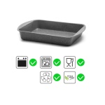 Aeternum - Rostiera Aeternum AP000001 BAKEWARE PETRAVERA Lasagnera Grigio pietra