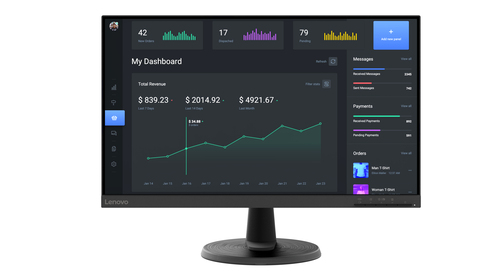 Lenovo C24 40 Monitor Lenovo 63DCKAT6EU C24 40 Nero Nero