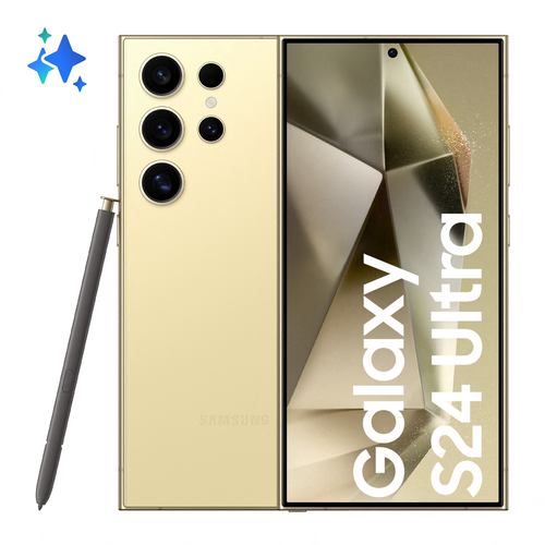 Samsung  Smartphone Samsung SM S928BZYGEUE GALAXY AI S24 ULTRA Titanium Yellow