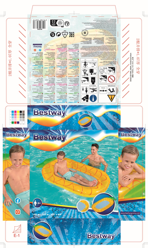 Bestway Sweet Summer Materassino gonfiabile Bestway 43644 Sweet Summer Assortito